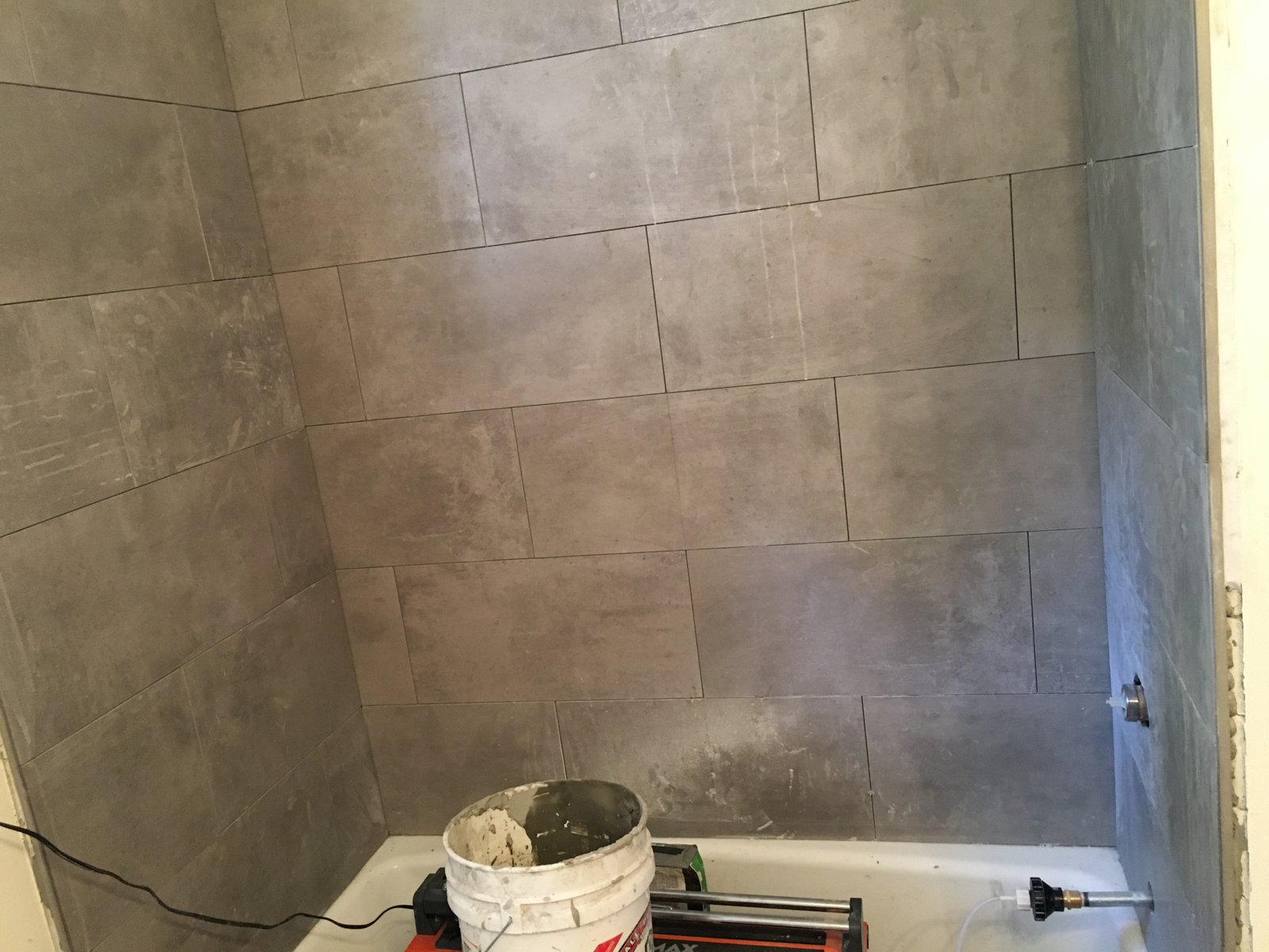 Tiled master bath in an Oakland Hills home